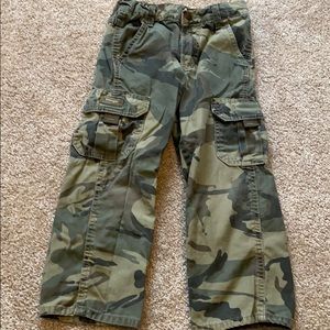 Boys camouflage pants